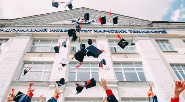 University graduation hats