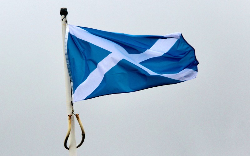 Scotland flag. Credit: Serge Taeymans, Unsplash